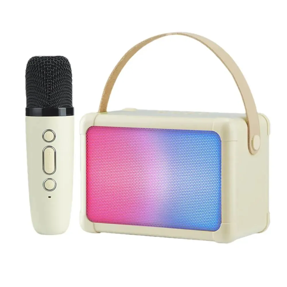 Karaoke Machine Handheld Speaker Wireless Portable Karaoke Speaker With Microphone Wireless Speaker For Kids Toddler Home Party