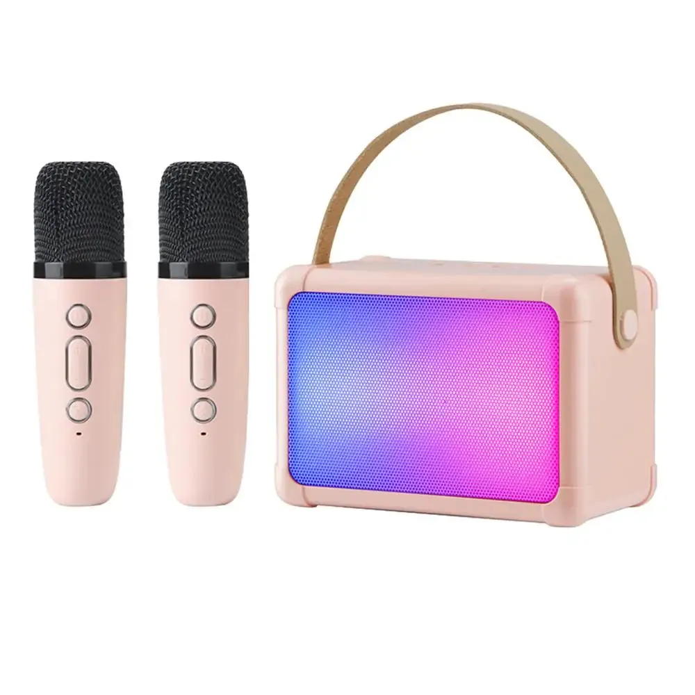 Karaoke Machine Handheld Speaker Wireless Portable Karaoke Speaker With Microphone Wireless Speaker For Kids Toddler Home Party