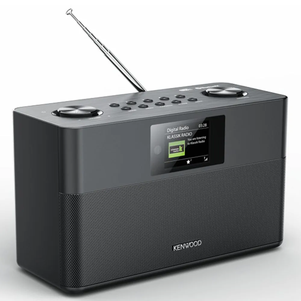 Kenwood DAB  FM-RDS Compact Stereo Radio - Black | CRST80DABB
