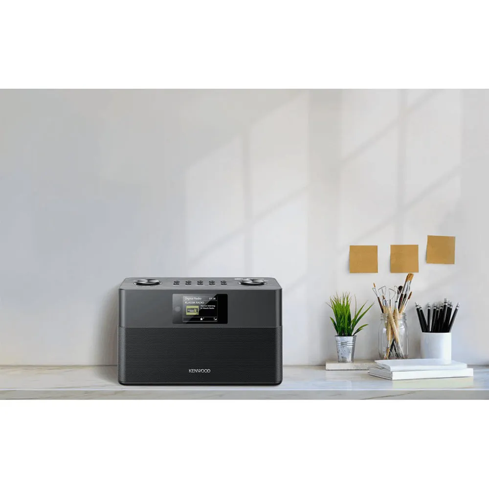 Kenwood DAB  FM-RDS Compact Stereo Radio - Black | CRST80DABB