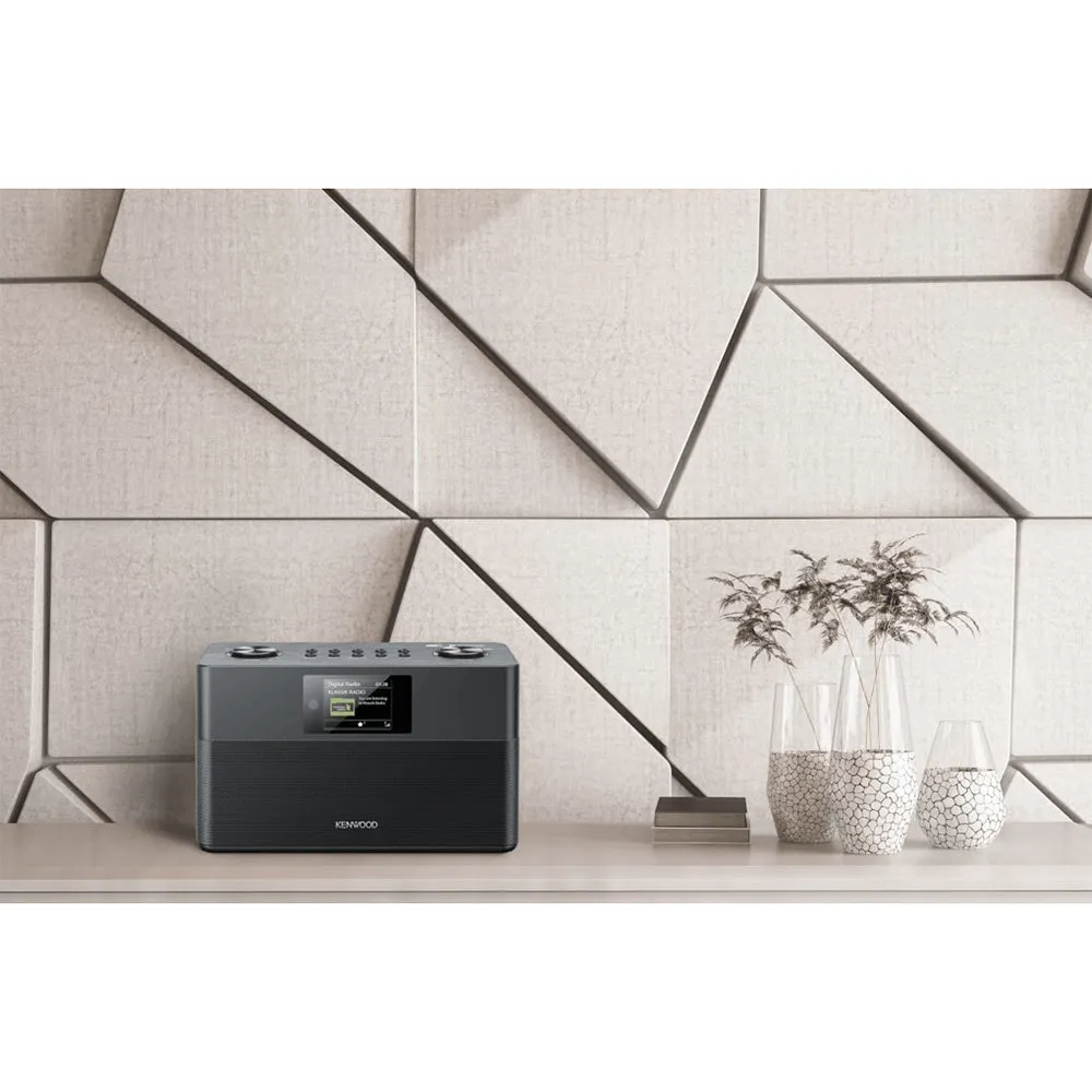 Kenwood DAB  FM-RDS Compact Stereo Radio - Black | CRST80DABB