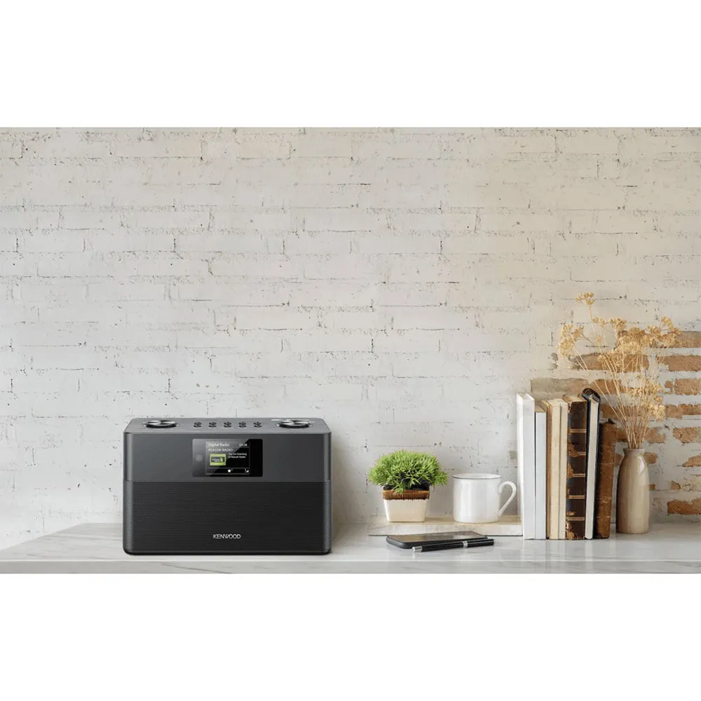 Kenwood DAB  FM-RDS Compact Stereo Radio - Black | CRST80DABB