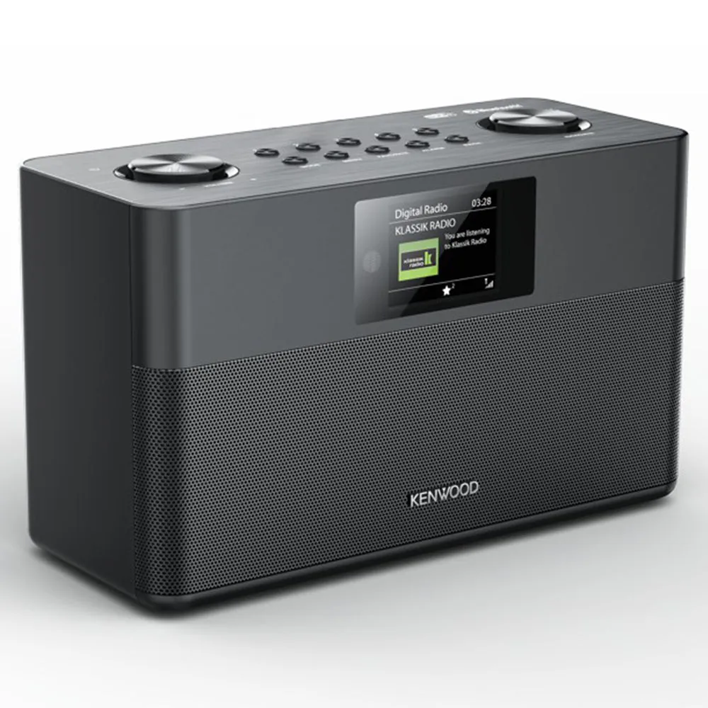 Kenwood DAB  FM-RDS Compact Stereo Radio - Black | CRST80DABB