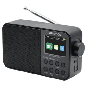 Kenwood DAB  Portable Radio - Black | CRM30DABB
