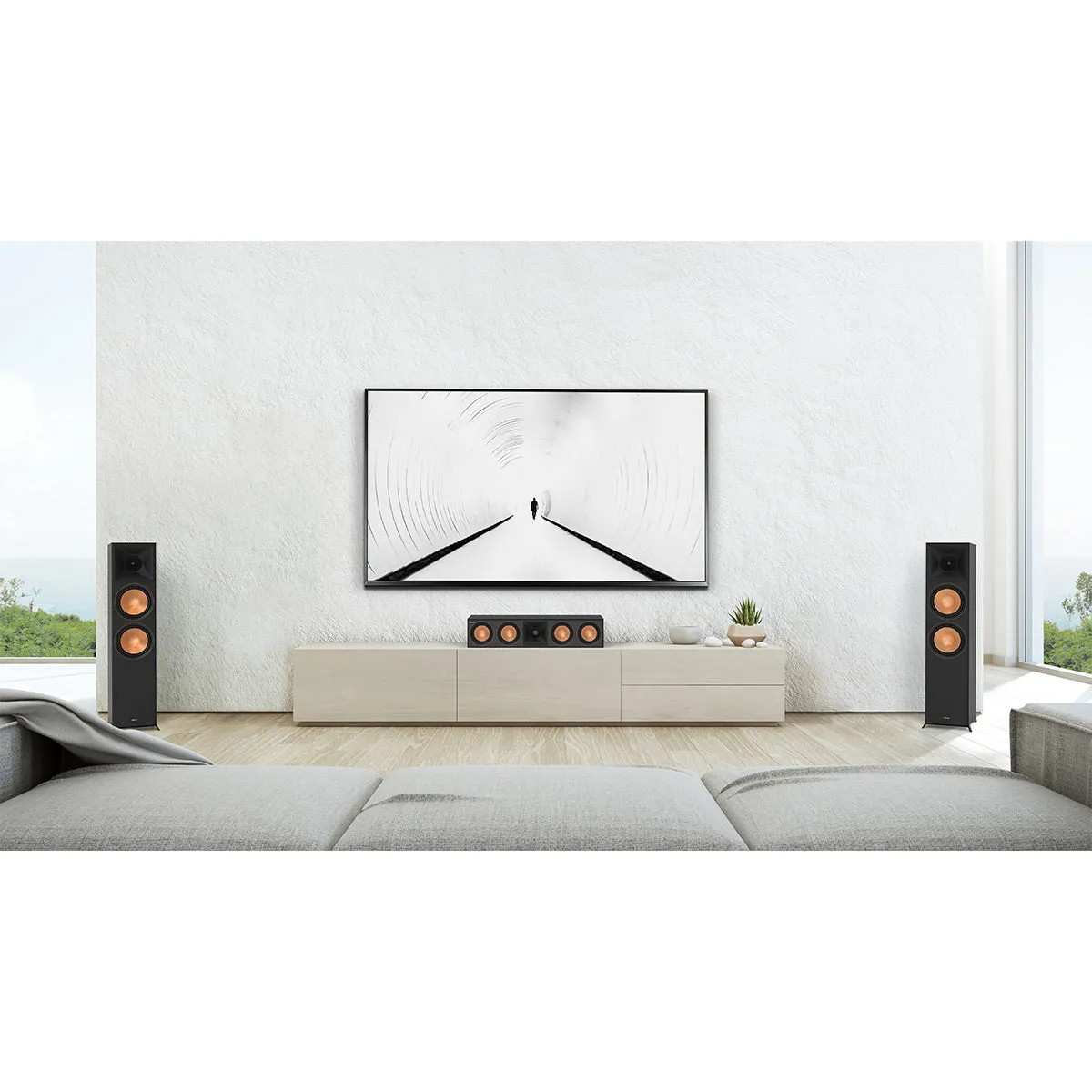 Klipsch Reference Premiere RP-8000F II Floorstanding Speakers - Pair (Walnut)
