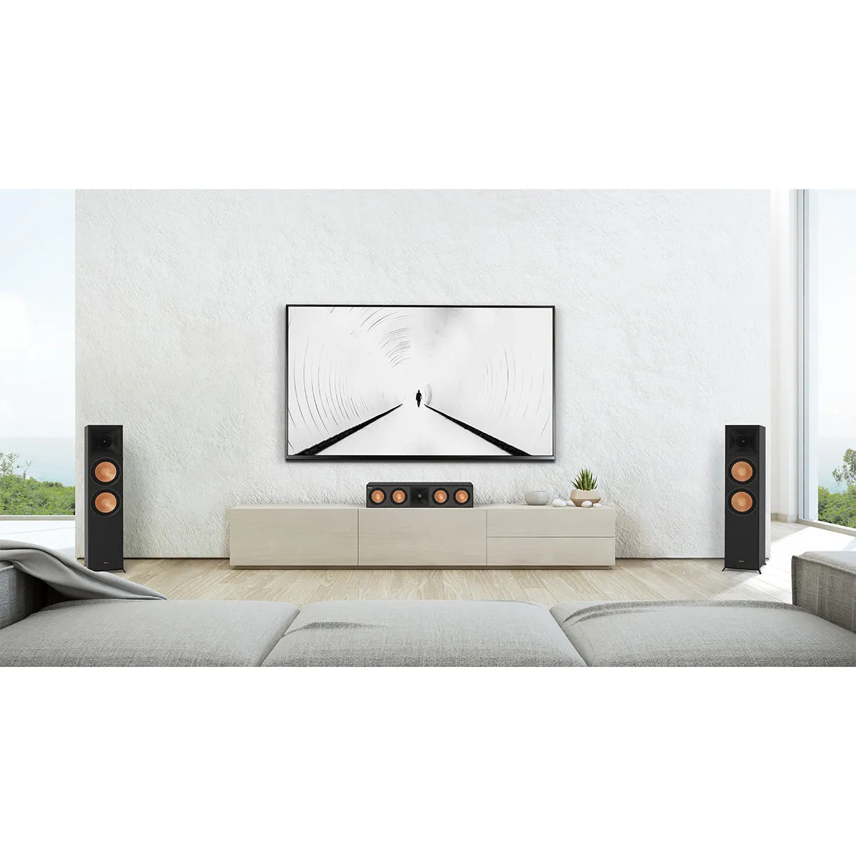 Klipsch Reference Premiere RP-8060F II 5.0 Dolby Atmos Home Theater System (Ebony)