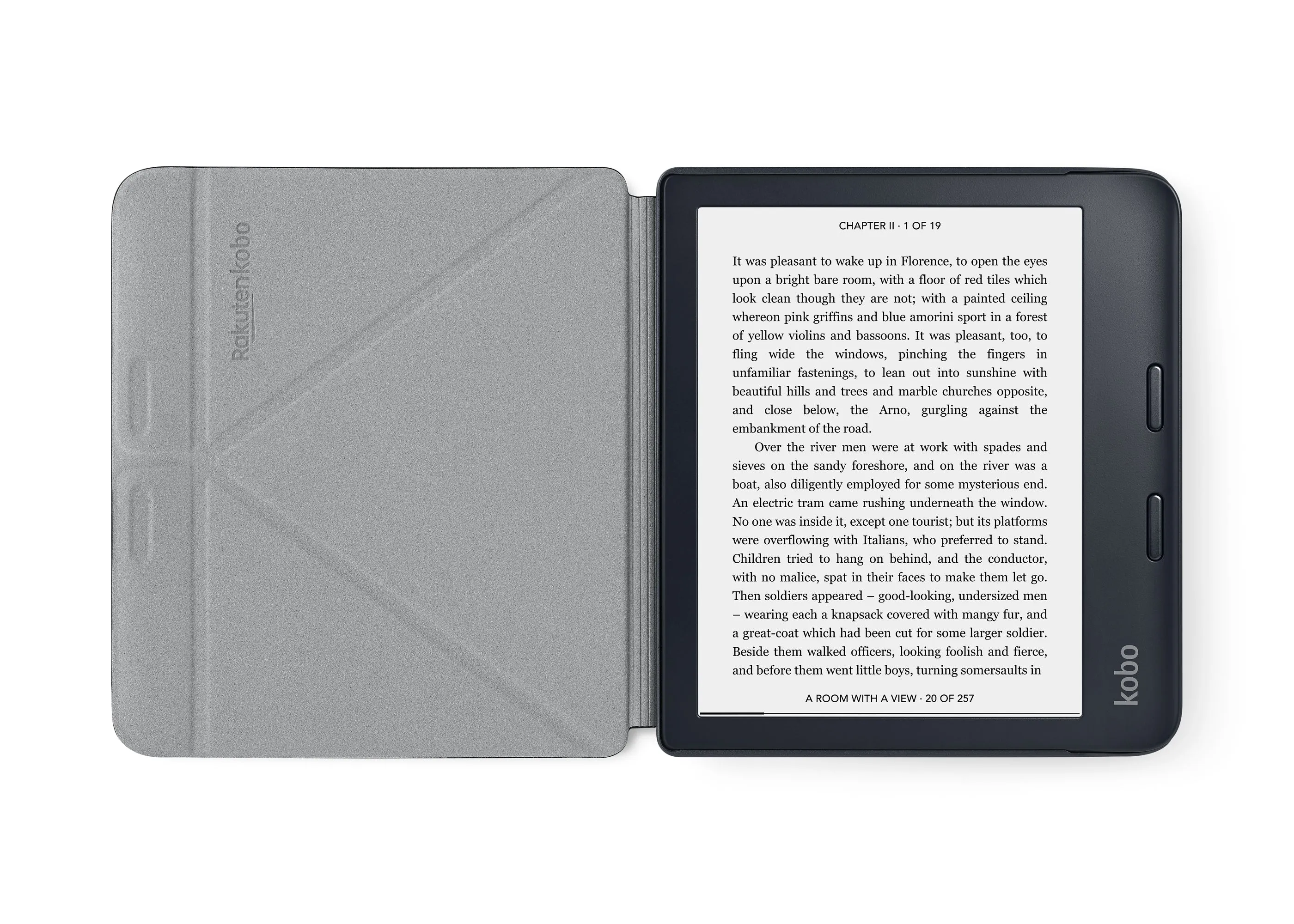 Kobo Libra 2 SleepCover Case (Poppy Red)