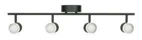 LED Fixed Rail from the Gregor Collection in Black Finish by AFX Lighting