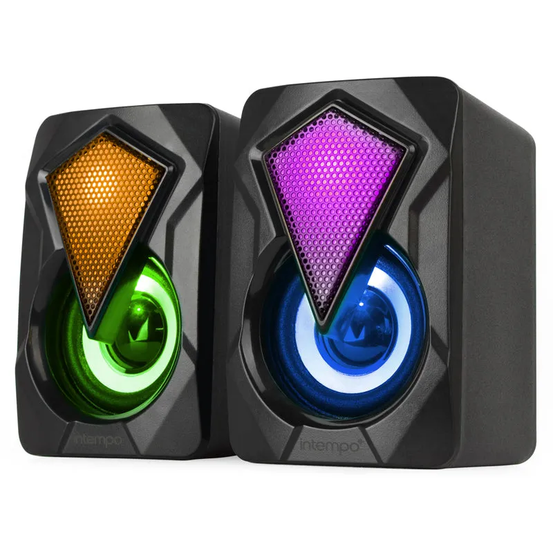 LED Gaming Speaker Set USB 6W