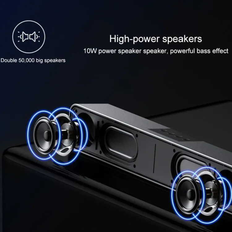 LEERFEI E91 10W Portable Bluetooth Speaker with Enhanced Bass and Versatile Connectivity