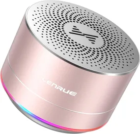 LENRUE A2 Portable Bluetooth Speaker: Powerful Sound, Colorful Lights, Perfect Gift