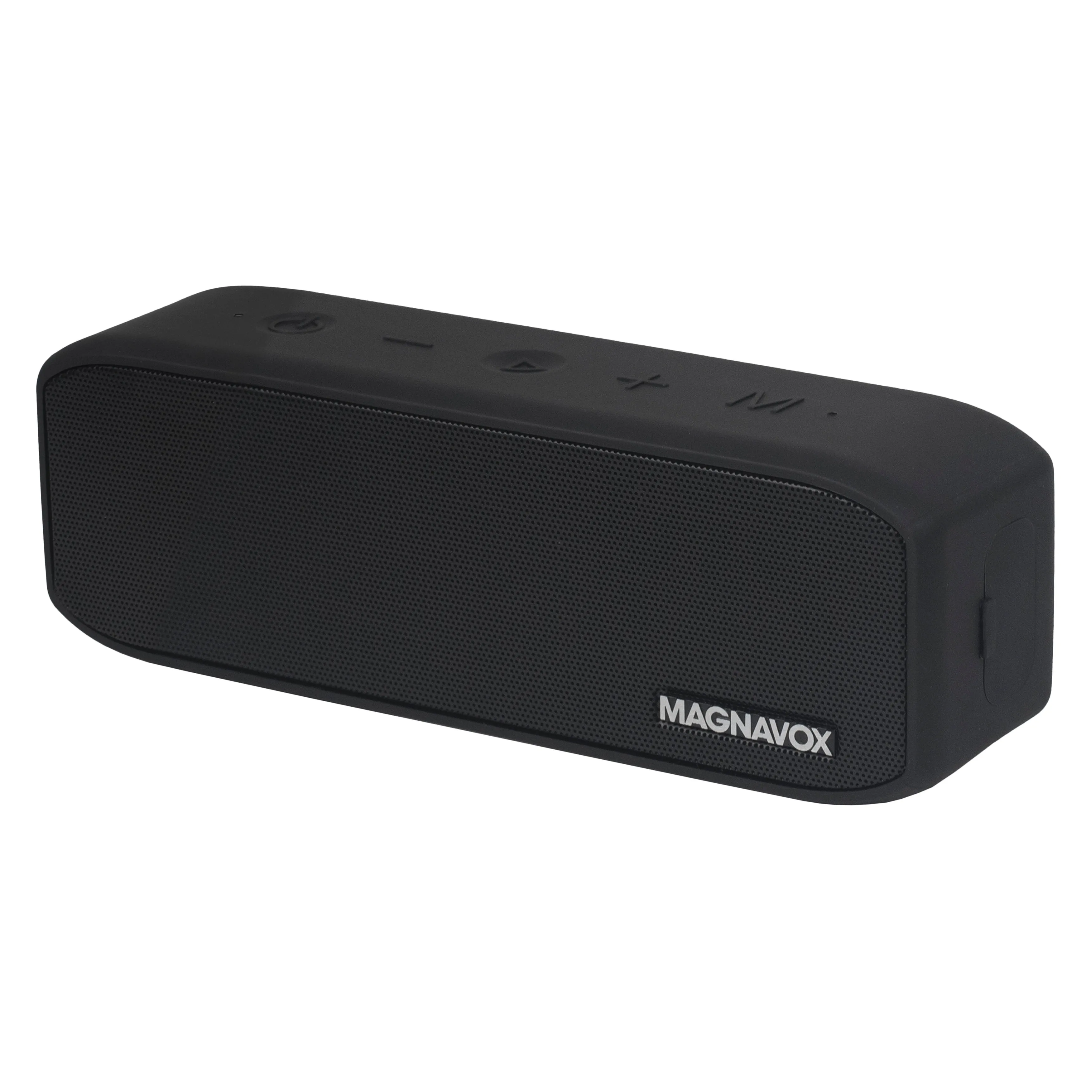 Magnavox MMA3929 Waterproof Portable Bluetooth Speaker with 360° Sound in Black