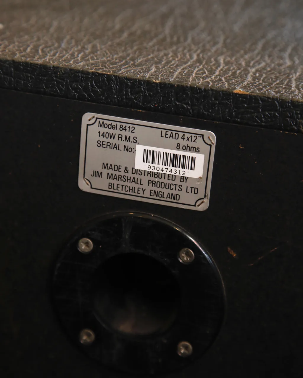 Marshall 8412 4x12" Speaker Cabinet Pre-Owned