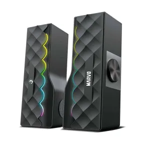 Marvo SG-280 6W 2-way Wired Loudspeaker - Black | 923955