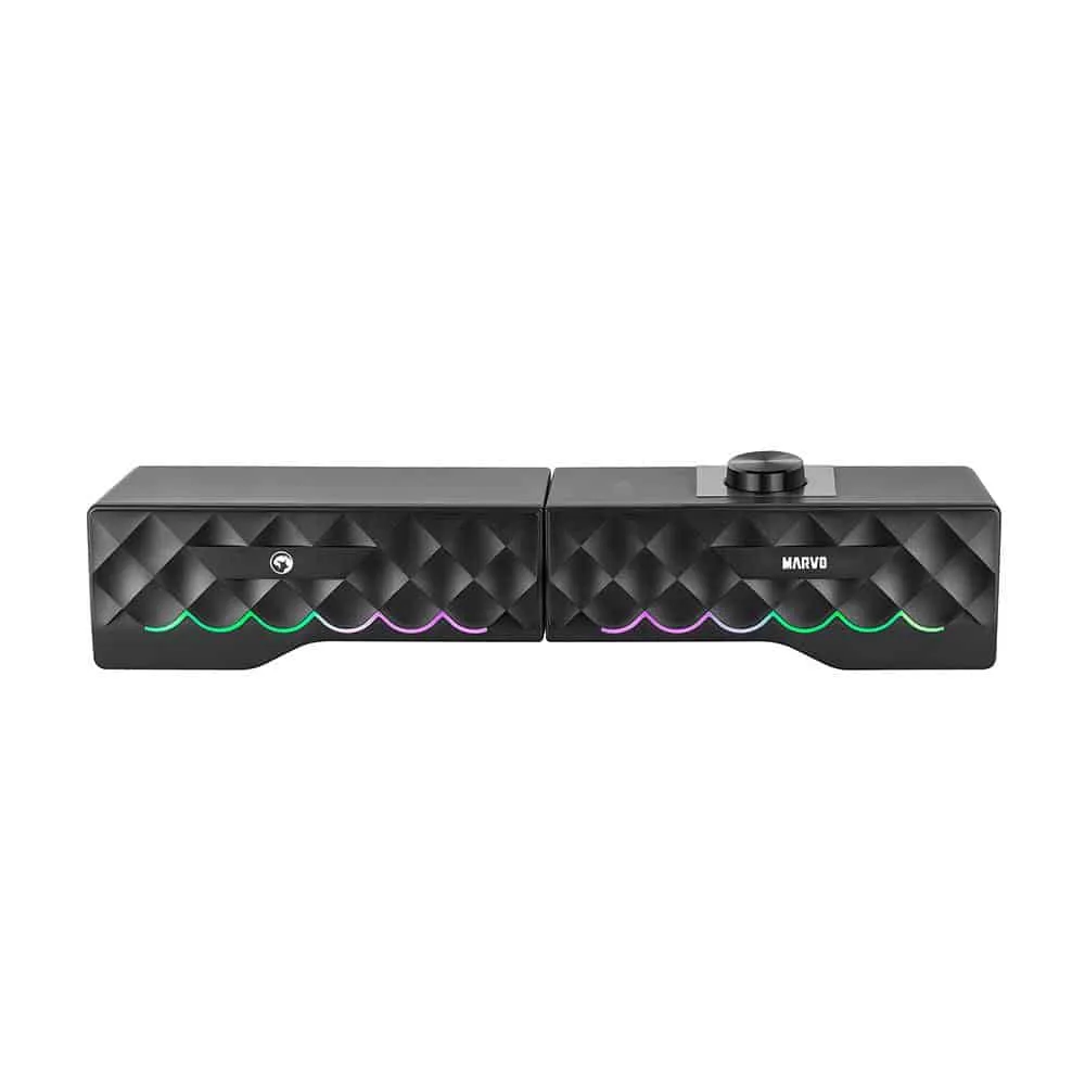 Marvo SG-280 6W 2-way Wired Loudspeaker - Black | 923955