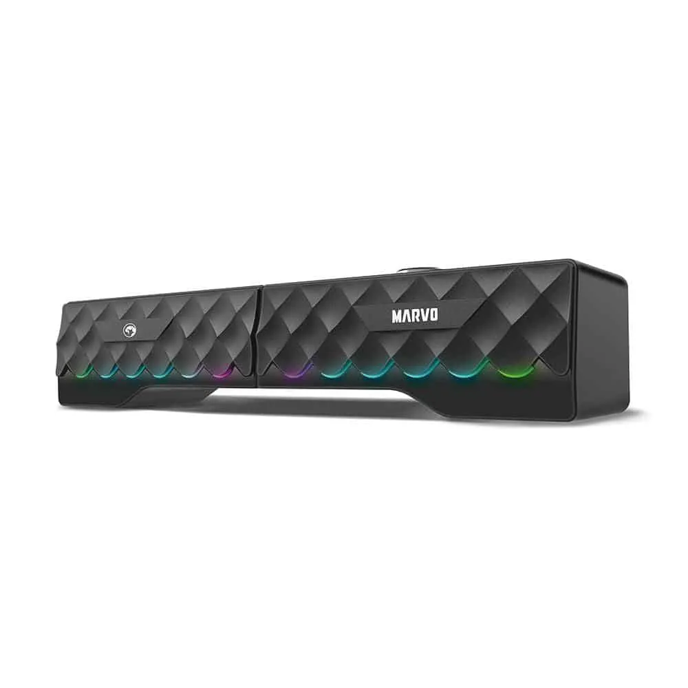 Marvo SG-280 6W 2-way Wired Loudspeaker - Black | 923955