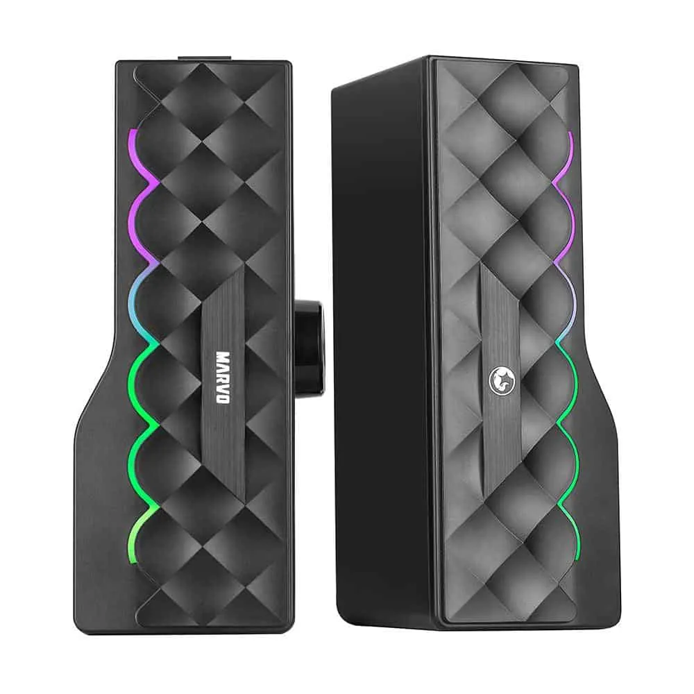 Marvo SG-280 6W 2-way Wired Loudspeaker - Black | 923955