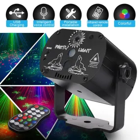 Mini RGB Disco Light LED Laser Stage Projector-Mini LED Disco Light