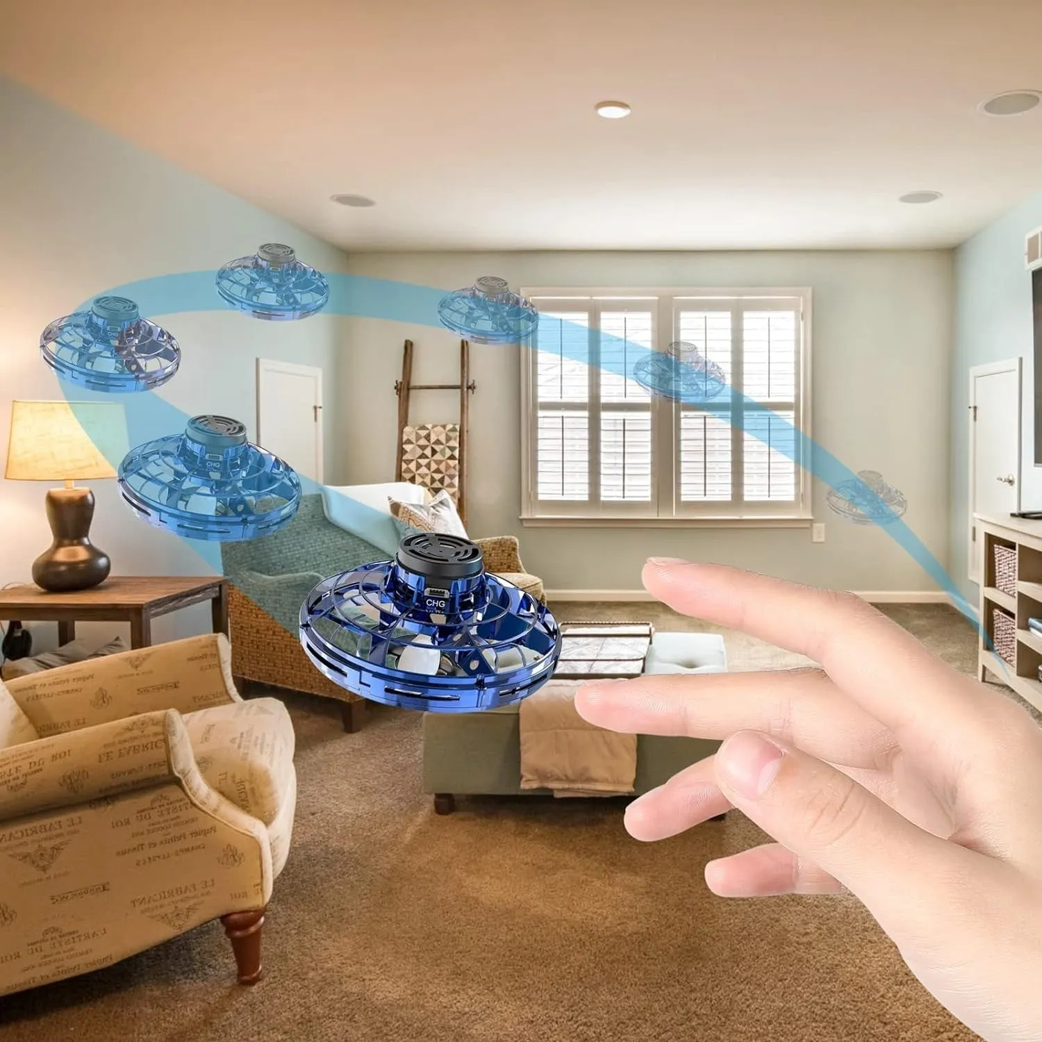 Mini UFO Induction Flying Saucer