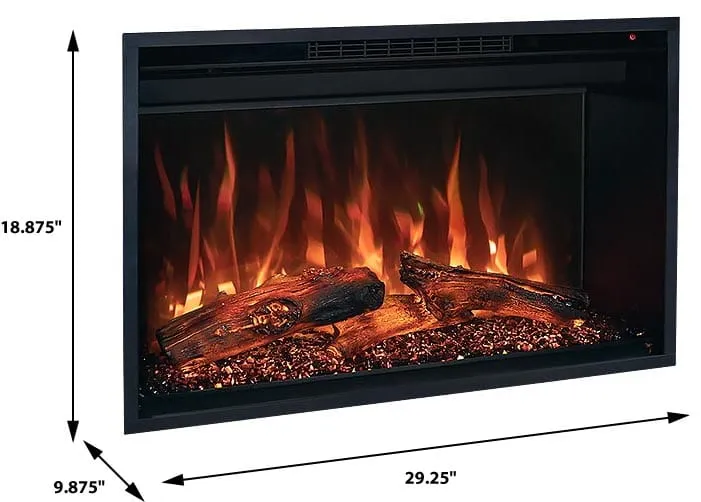 Modern Flames 30-In Redstone Built-in Electric Fireplace