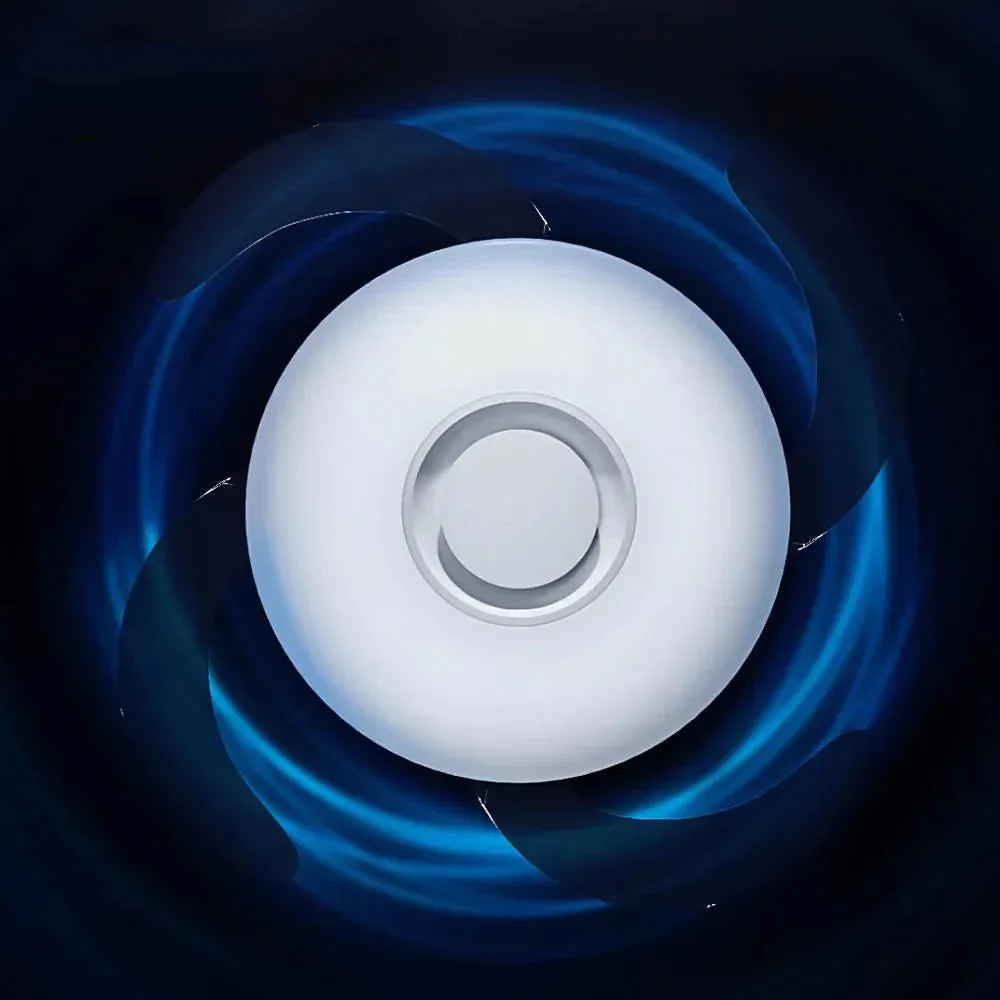 Modern LED Pendant Fan Light Remote Control Bedroom Living Room Dining Room Pendant Light Bluetooth Speaker APP