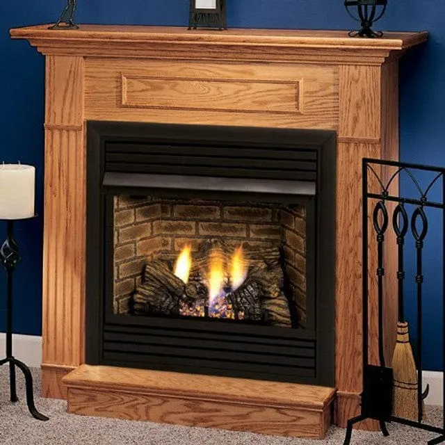 Monessen 36-Inch Wall Cabinet with Hearth WSHGC36F