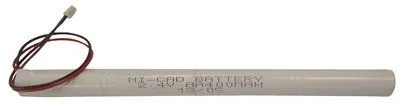 Monument Exit Sign Replacement Rechargeable Nicad Battery' 2.4 Volt' 400Mah