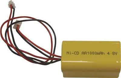 Monument Exit Sign Replacement Rechargeable Nicad Battery' 4.8 Volt' 1000Mah