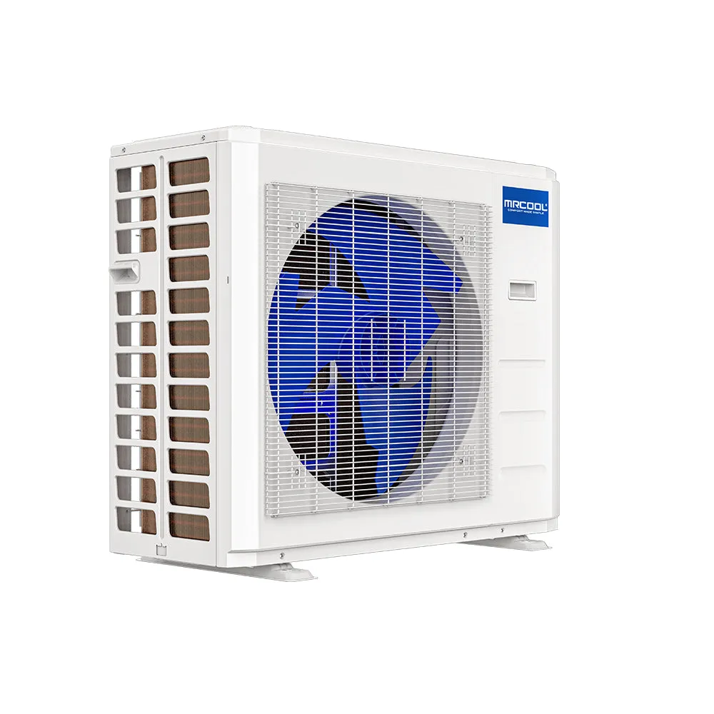 MRCOOL® DIY 4th Gen Mini Split 2 Zone 24,000 BTU 22 SEER Ductless Air Conditioner and Heat Pump with 12K   12K Air Handlers and Install Kits