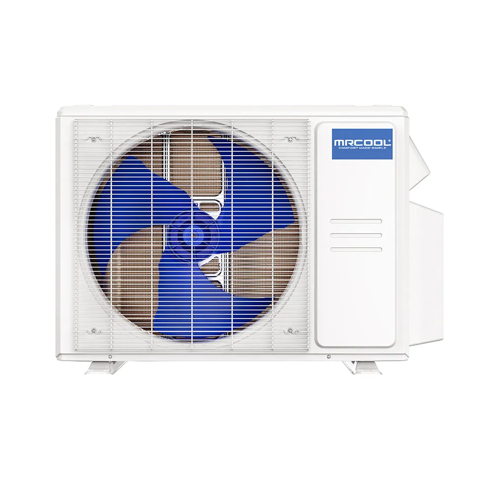 MRCOOL® DIY 4th Gen Mini Split 2 Zone 24,000 BTU 22 SEER Ductless Air Conditioner and Heat Pump with 12K   12K Air Handlers and Install Kits