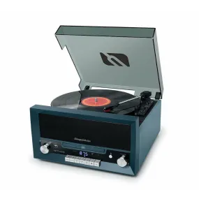 Muse 20W Turntable Micro System with CD Player - Blue | MT-112NB