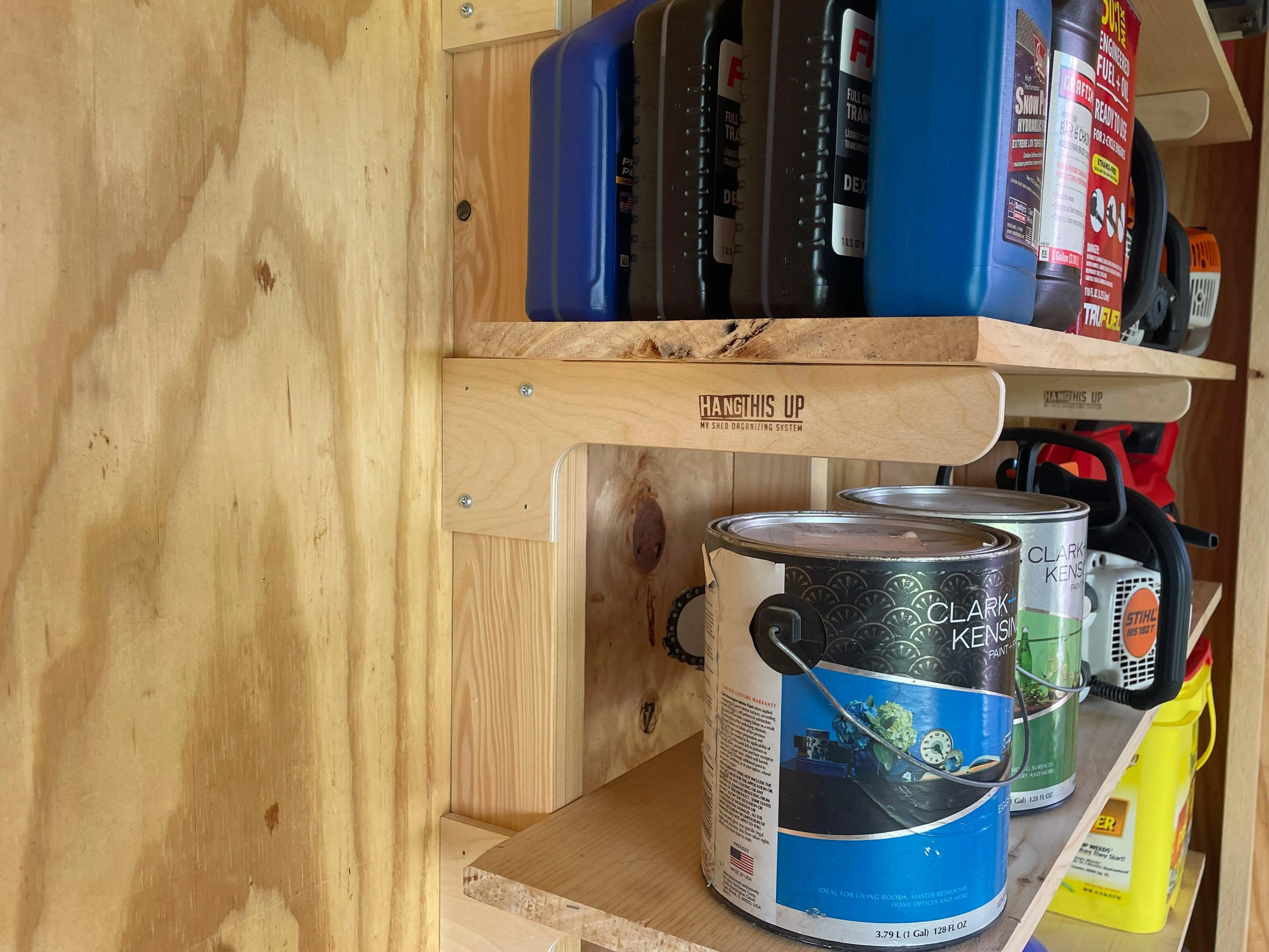 NEW:  ULTIMATE SHED ORGANIZATION KIT:   Yard tool rack, Garden tool Storage, Organizer
