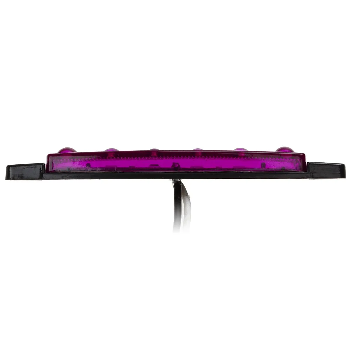 Partsam 20Pcs 3.8 6 LED Clearance Truck Trailer RV Side Marker Indicators Purple 12V, Purple Trailer Marker Lights, Rear Side Marker Lamp, Led Marker Lights for Trucks, Cab Marker, RV Marker light
