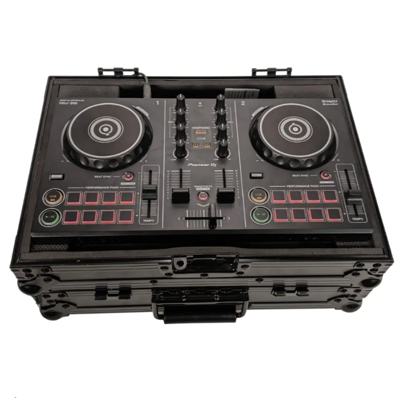 Pioneer DDJ-200 Smart DJ Controller and FRWEGOBL Hard Case Bundle