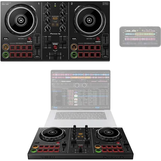 Pioneer DDJ200 2 Channel Rekordbox DJ Controller