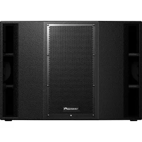 Pioneer DJ XPRS215S Dual 15" Active Subwoofer, Professional Audio DJ Equipment, For Performances, DJ Sets, & Parties