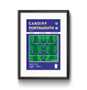 Portsmouth FA Cup Final Print