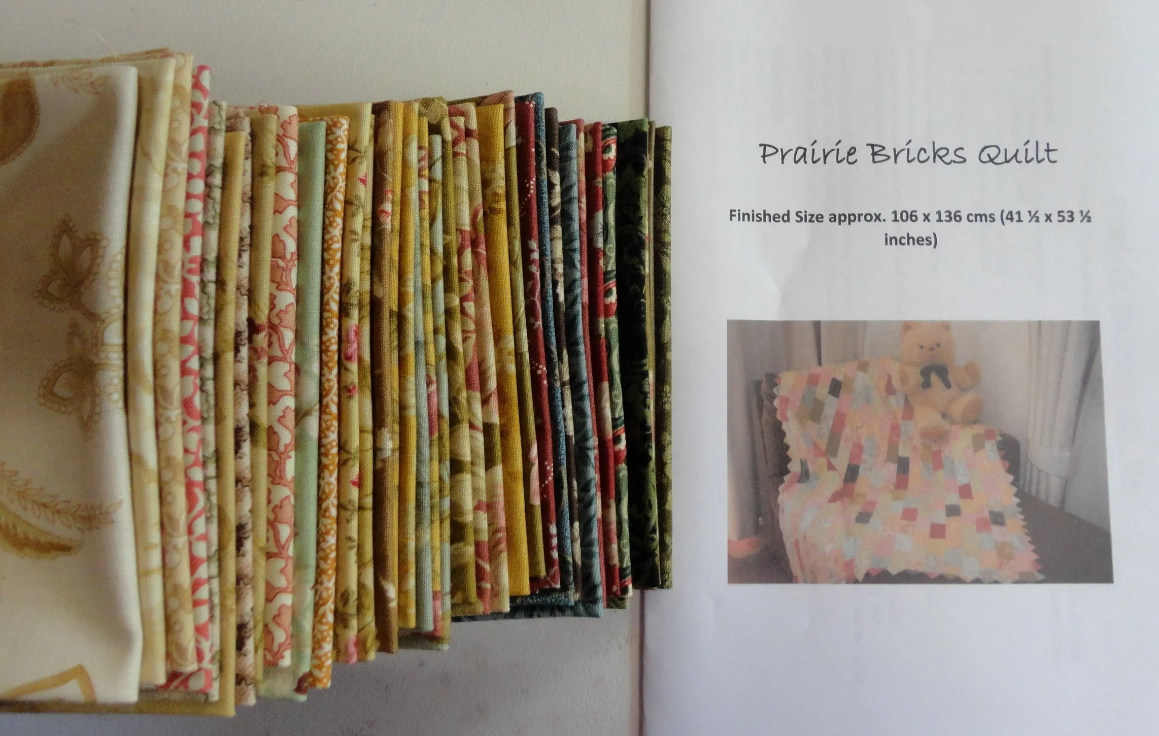 Prairie Bricks Pattern   Kit