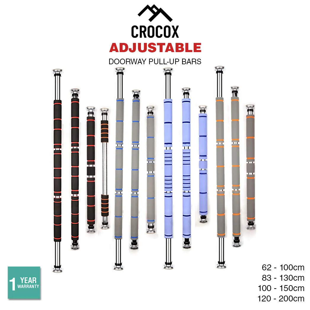 Pull Up Bar Door Chin Wall Mounted Doorway Portable Adjustable Home Gym Strength