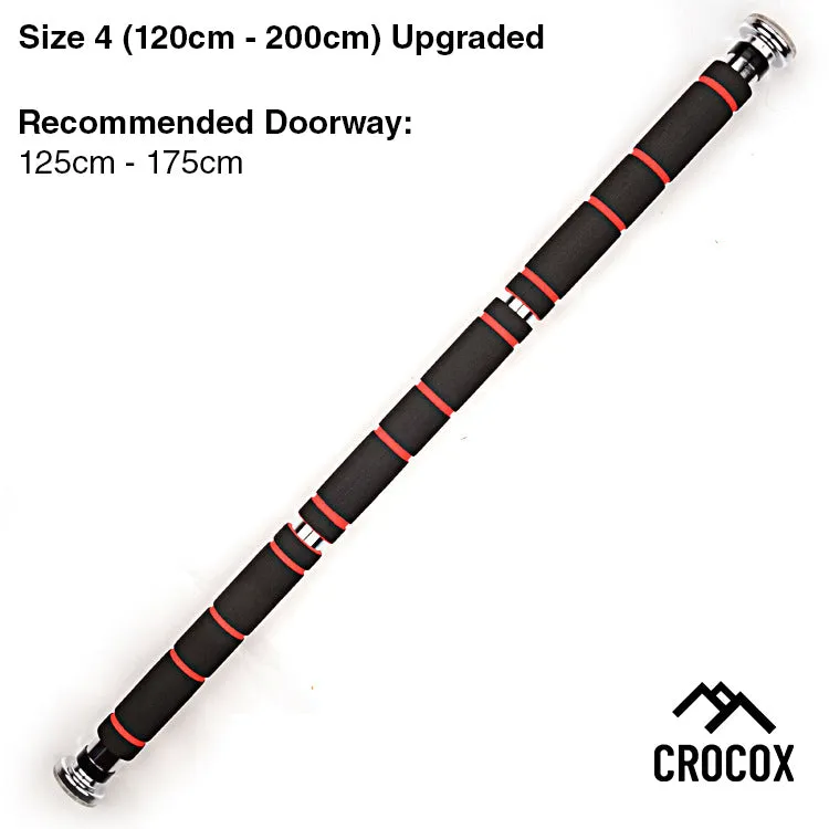 Pull Up Bar Door Chin Wall Mounted Doorway Portable Adjustable Home Gym Strength