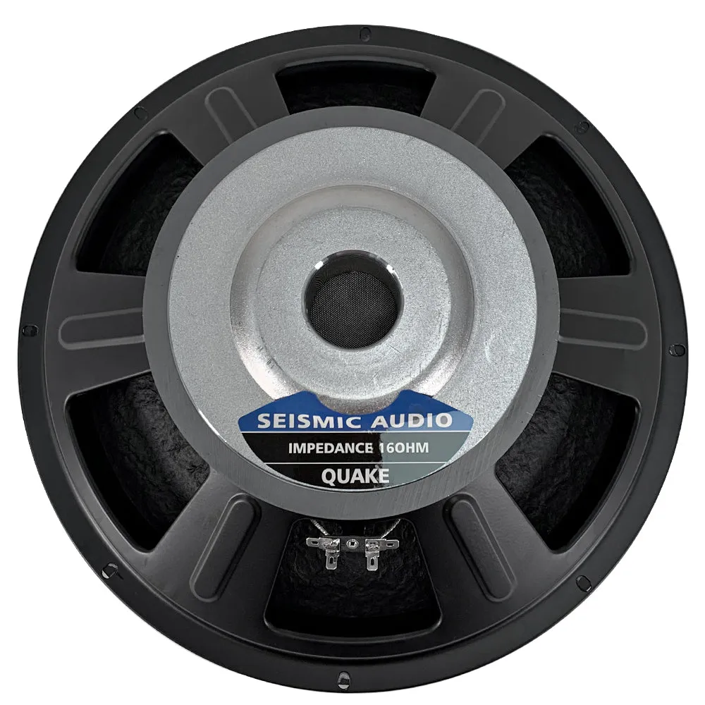 Quake 15 Sub - 15 Inch 16 Ohm Steel Frame Subwoofer Driver - 500 Watts RMS