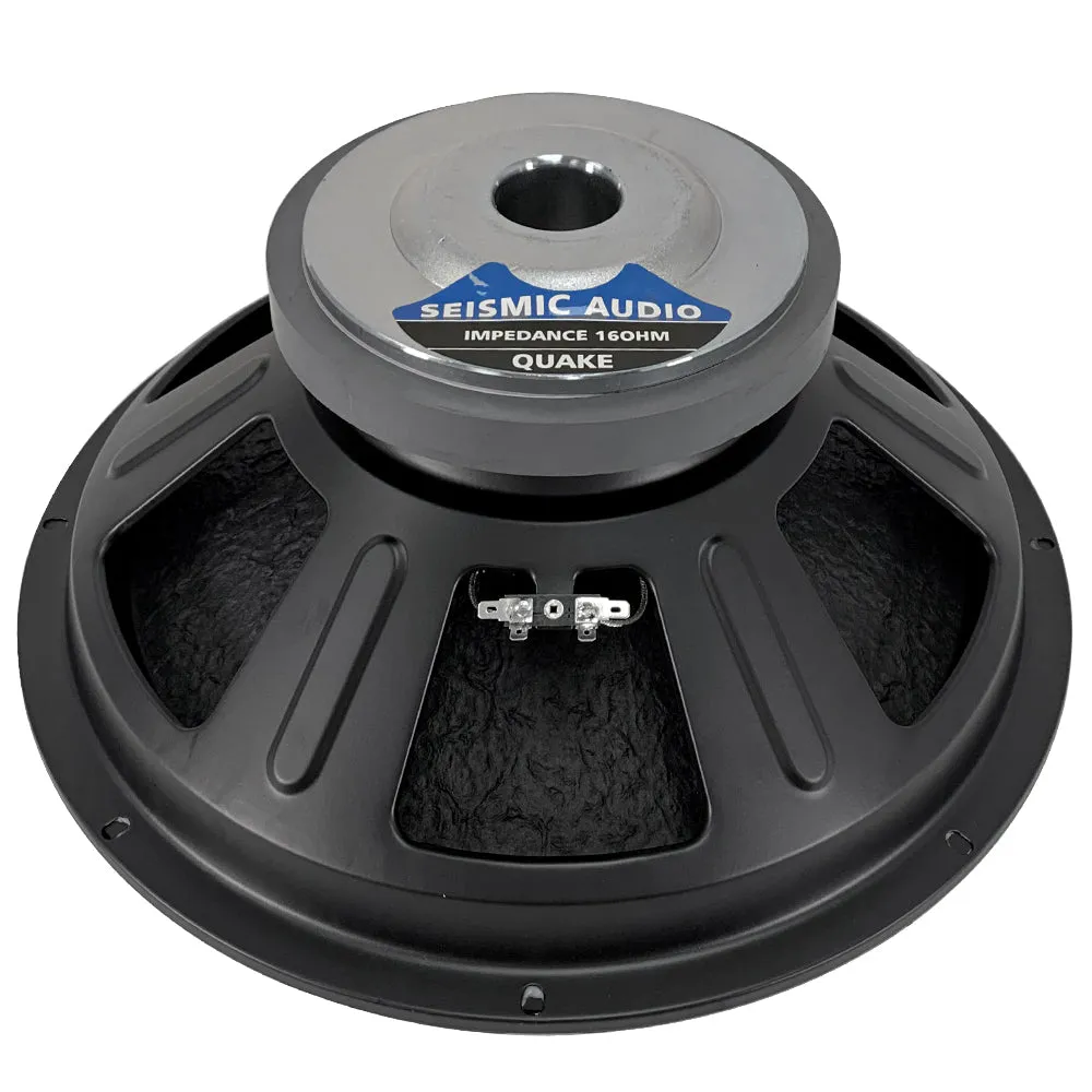 Quake 15 Sub - 15 Inch 16 Ohm Steel Frame Subwoofer Driver - 500 Watts RMS