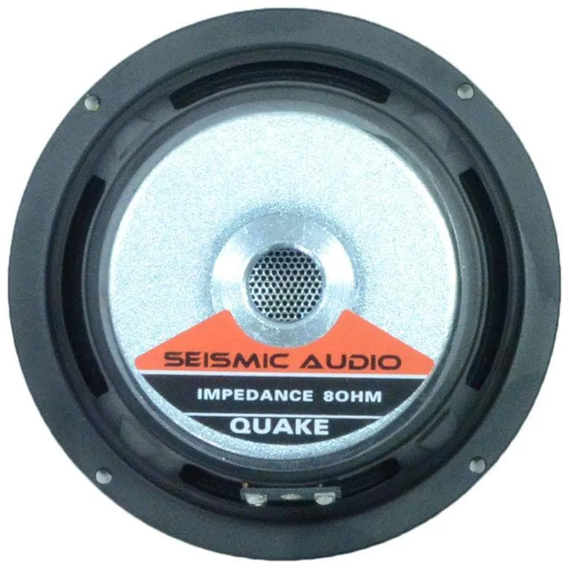 Quake 6" Loudspeaker - 8 Ohm Steel Frame Driver for PA Speakers