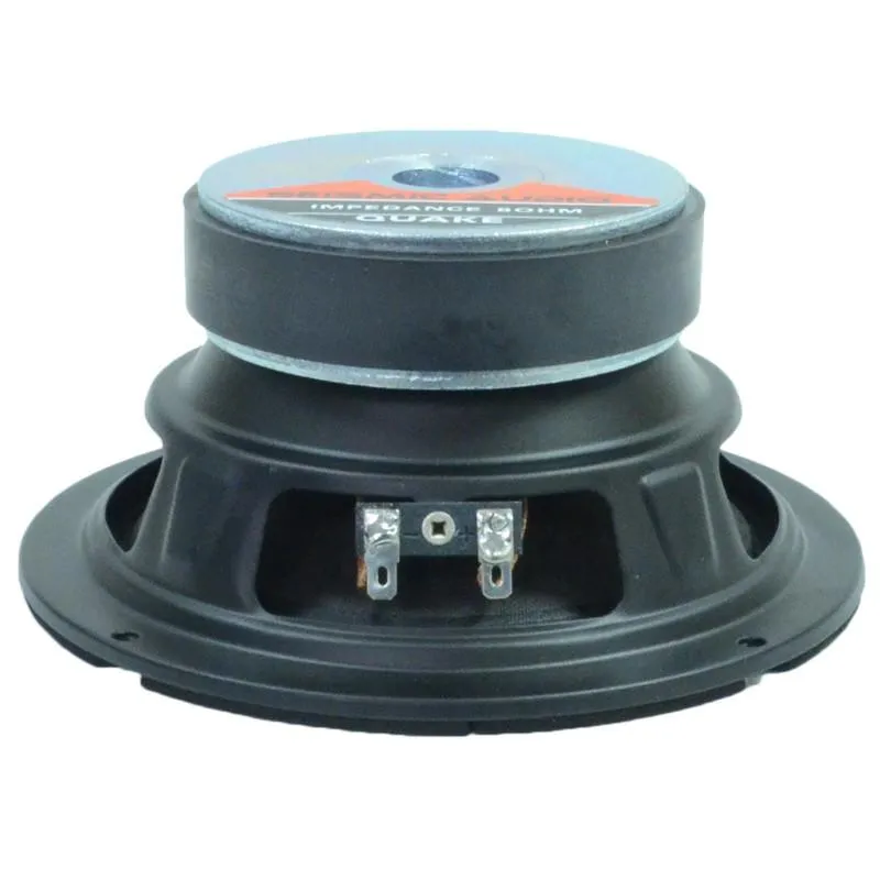 Quake 6" Loudspeaker - 8 Ohm Steel Frame Driver for PA Speakers
