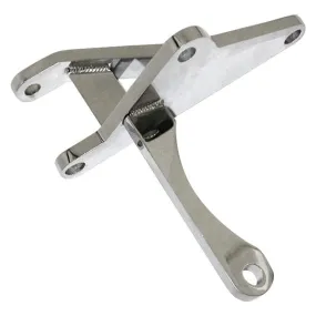 Racing Power Alternator Bracket - Driver Side - Lower - Head Mount - Chrome - Short Water Pump - Big Block Chevy