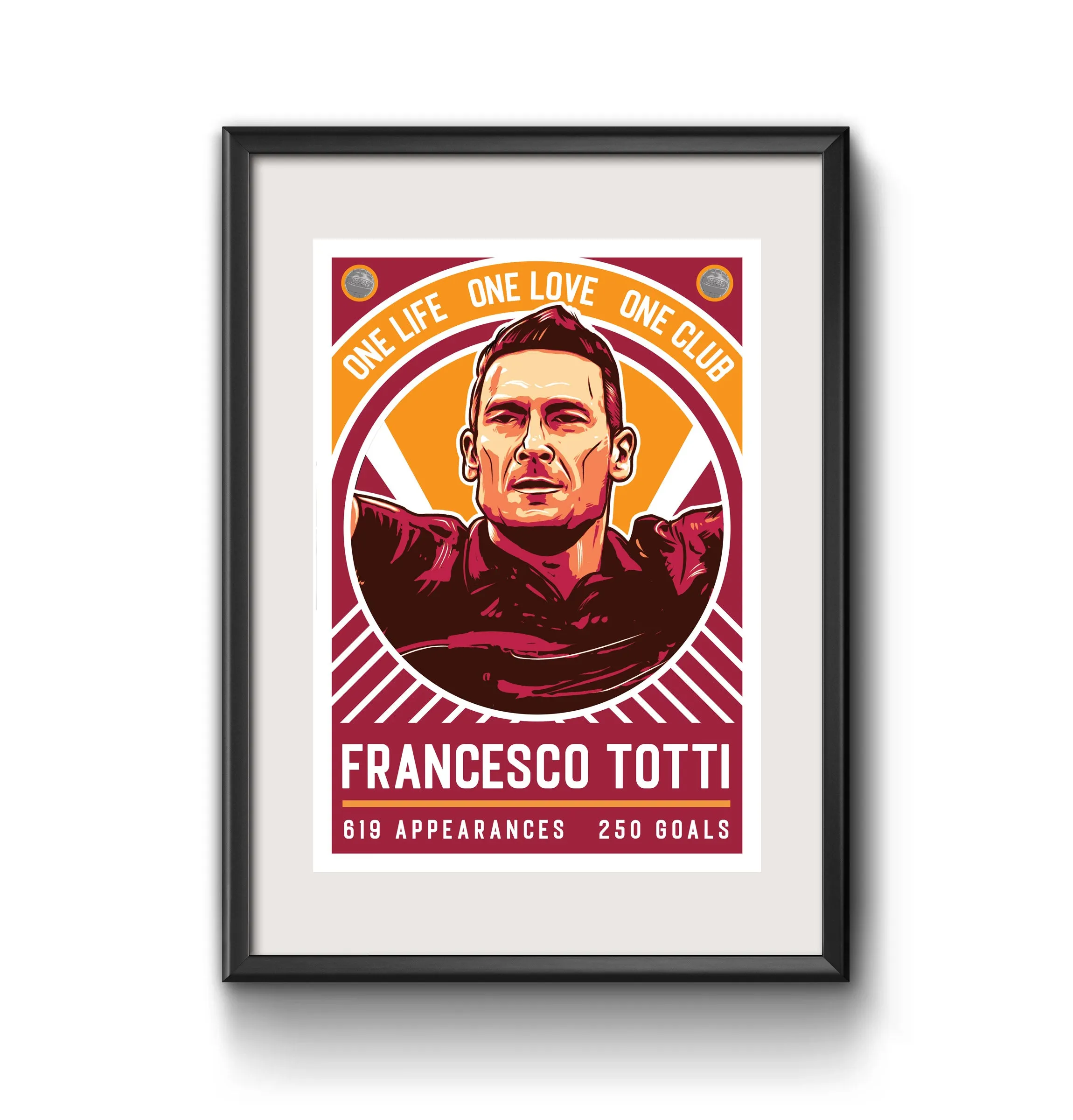 Roma Francesco Totti Print