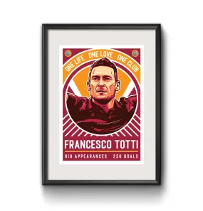 Roma Francesco Totti Print