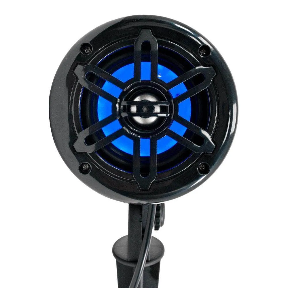 SA-LSB-LED - 4 Inch 2-Way Outdoor Speaker with LED Lights 150 Watts