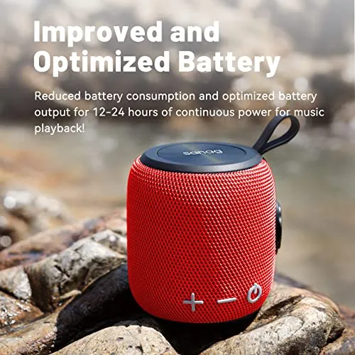 Sanag Portable Bluetooth Speaker, Bluetooth 5.0 Dual Pairing Loud Wireless Mini Speaker, 360 HD Surround Sound & Rich Stereo Bass,24H Playtime, IPX67 Waterproof for Travel, Outdoors, Home and Party