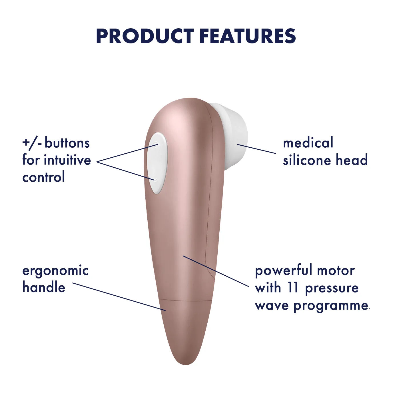 Satisfyer Number One Light Gold